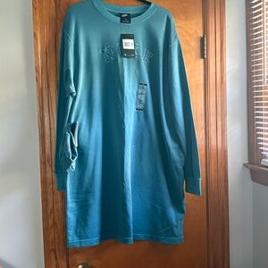 Nike Blue Long Sleeve Dress